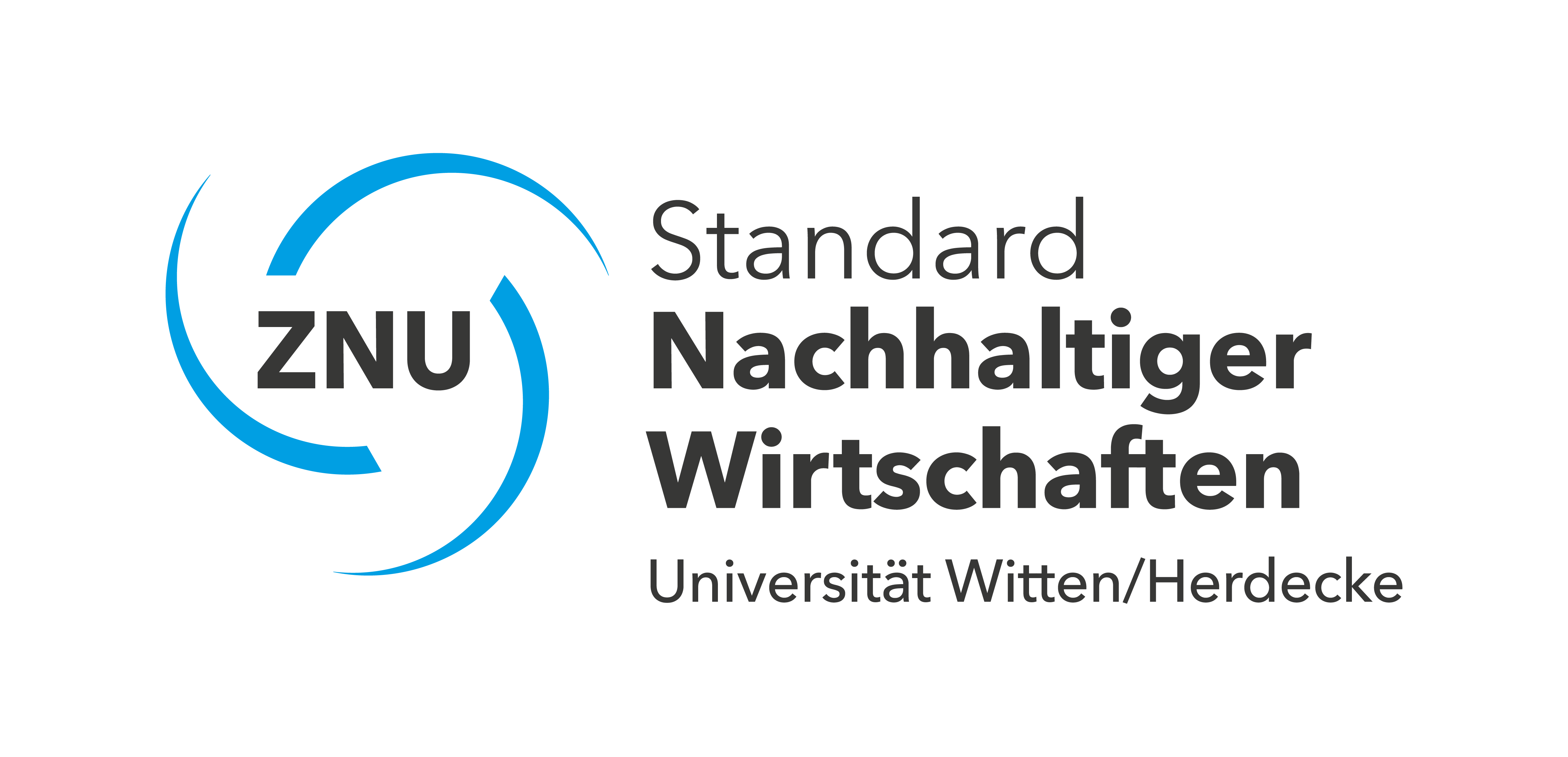 ZNU Siegel, des Standards nachhaltiger wirtschaften der Universität Witten/Herdecke 